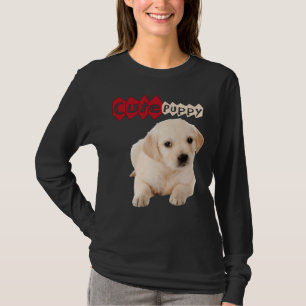 Golden Schattige Labrador Retriever Puppy T-shirt