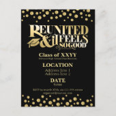 Golden school reunion briefkaart (Voorkant)