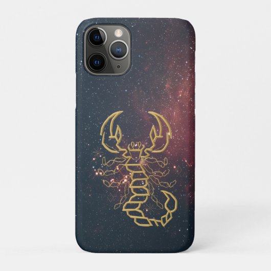 Golden Scorpio Case-Mate iPhone Case (Achterkant)