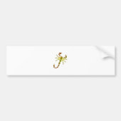Golden Scorpion Bumpersticker (Voorkant)