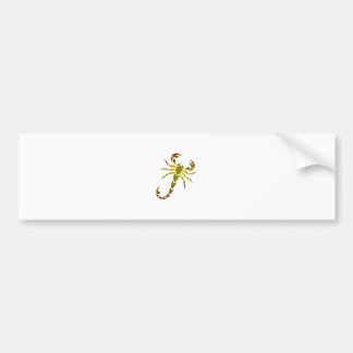 Golden Scorpion Bumpersticker