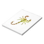 Golden Scorpion Notitieblok (Linkerzijde)