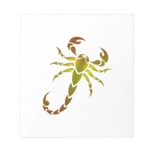 Golden Scorpion Notitieblok