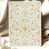 Golden Scroll Garden bruiloft Kaart