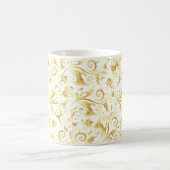 Golden Scroll op White Koffiemok (Center)