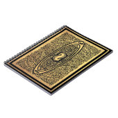 Golden Seahorse Mandala – Infinity Design Notitieboek (Linkerzijde)
