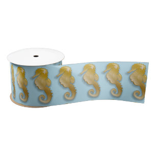 Golden Seahorse Thunder_Cove Satijnen Lint