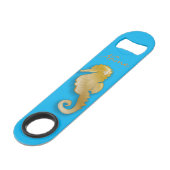 Golden Seahorse Thunder_Cove Speed Flessenopener (Voorkant Gekanteld)