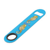 Golden Seahorse Thunder_Cove Speed Flessenopener (Achterkant Gekanteld)