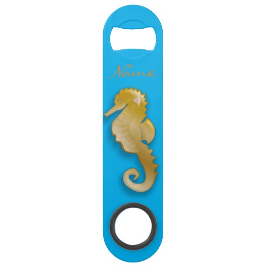 Golden Seahorse Thunder_Cove Speed Flessenopener (Voorkant)