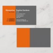 Golden Section 02 Visitekaartje (Voorkant / Achterkant)