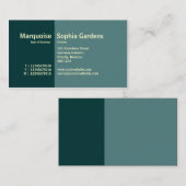 Golden Section 06 Visitekaartje (Voorkant / Achterkant)