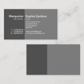 Golden Section 07 Visitekaartje (Voorkant / Achterkant)