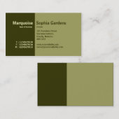 Golden Section 08a Visitekaartje (Voorkant / Achterkant)