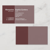 Golden Section 10 Visitekaartje (Voorkant / Achterkant)