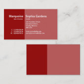 Golden Section 16 Visitekaartje (Voorkant / Achterkant)