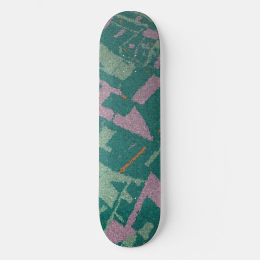 Golden Section Blauwgroen Skateboard (Voorkant)