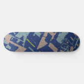 Golden Section Blue Persoonlijk Skateboard (Horizontaal)