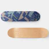 Golden Section Blue Persoonlijk Skateboard (Horizontaal)