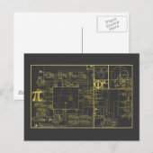 Golden Section Card Briefkaart (Voorkant / Achterkant)