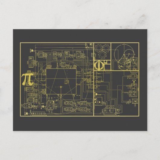 Golden Section Card Briefkaart (Voorkant)