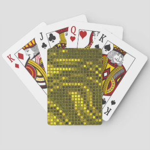 Golden Sequin Effect Speelkaarten
