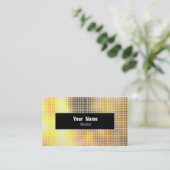 Golden Sequin Visitekaartje (Staand voorkant)