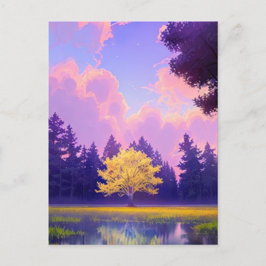 Golden Serenade Briefkaart (Voorkant)