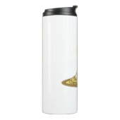 Golden Serenity Buddha Tumbler Thermosbeker (Gedraaid links)