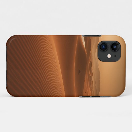 Golden Serenity – Desert Landscape at Sunset Case-Mate iPhone Case (Achterkant (horizontaal))