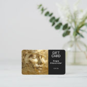 Golden Serenity Gift Kaart Visitekaartje (Staand voorkant)