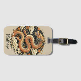 Golden Serpent Bagagelabel