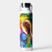 Golden Serpent Mosaic Waterfles (Voorkant)