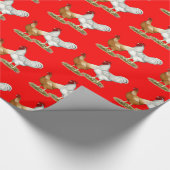 Golden Sex-link Chickens Cadeaupapier (Hoek)