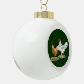 Golden Sex-link Chickens Keramische Bal Ornament (Links)