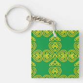 Golden Shamrock Sleutelhanger (voorkant)