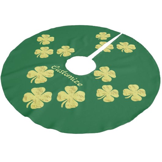 Golden Shamrocks Thunder_Cove Kerstboom Rok (Gekanteld)