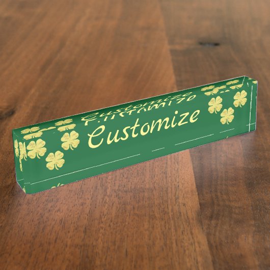 Golden Shamrocks Thunder_Cove Naambordje (Zijkant)