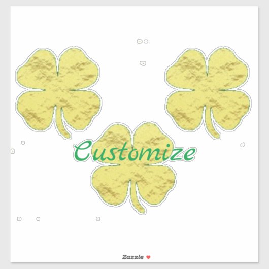 Golden Shamrocks Thunder_Cove Sticker (Vel)