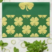 Golden Shamrocks Thunder_Cove Theedoek (Gevouwen)