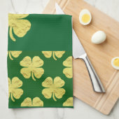 Golden Shamrocks Thunder_Cove Theedoek (Quarter Fold)