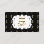 Golden Shears Luxury Stylist Business Visitekaartje (Voorkant)