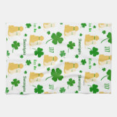 Golden Shenanigans St. Patrick's Day Kitchen Towel Theedoek (Horizontaal)