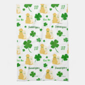 Golden Shenanigans St. Patrick's Day Kitchen Towel Theedoek (Verticaal)