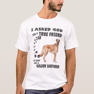 Golden Shepherd Quote mam Papa Costume, German Ret T-shirt