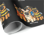 Golden Shepherd spookhond Halloween Grappig Spooky Cadeaupapier (Rol Hoek)