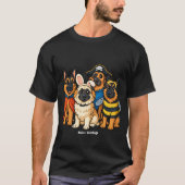Golden Shepherd spookhond Halloween Grappig Spooky T-shirt (Voorkant)
