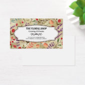 Golden Shimmer | Floral Pattern Visitekaartje (Bureau)