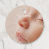 Golden Shimmer Geometric Photo Real Gold Foil Bedankjes Labels (Achterkant)