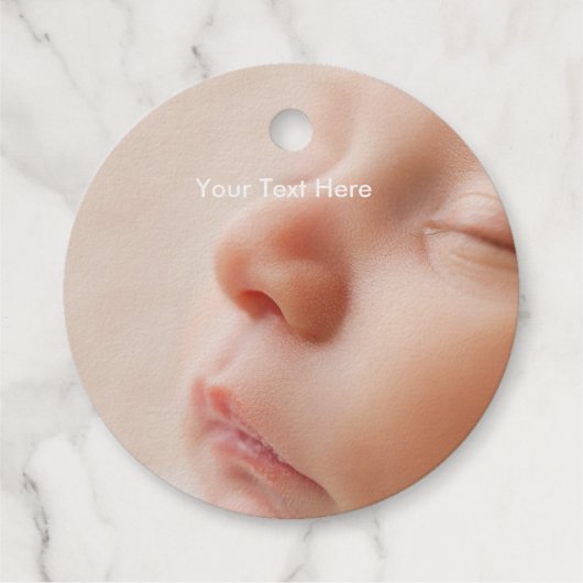 Golden Shimmer Geometric Photo Real Gold Foil Bedankjes Labels (Achterkant)